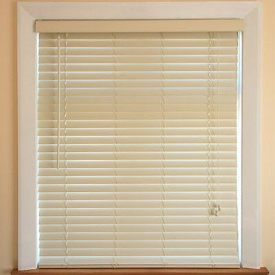 Polymer Wood Look Blinds 50mm Alabaster (Cream) | Ready Made Blinds ...